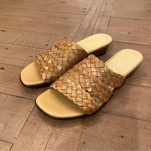 David Tate Italian Leather Handmade Sandals Size 8.5